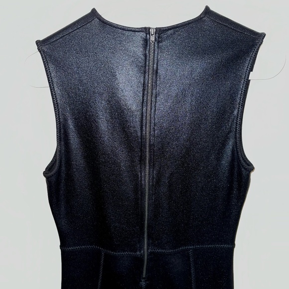 FRENCH CONNECTION Neoprene Inspired Biker Dress - Black - Picture 5 of 8